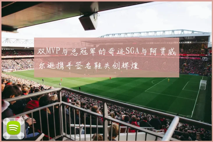 双MVP与总冠军的奇迹SGA与阿贾威尔逊携手签名鞋共创辉煌